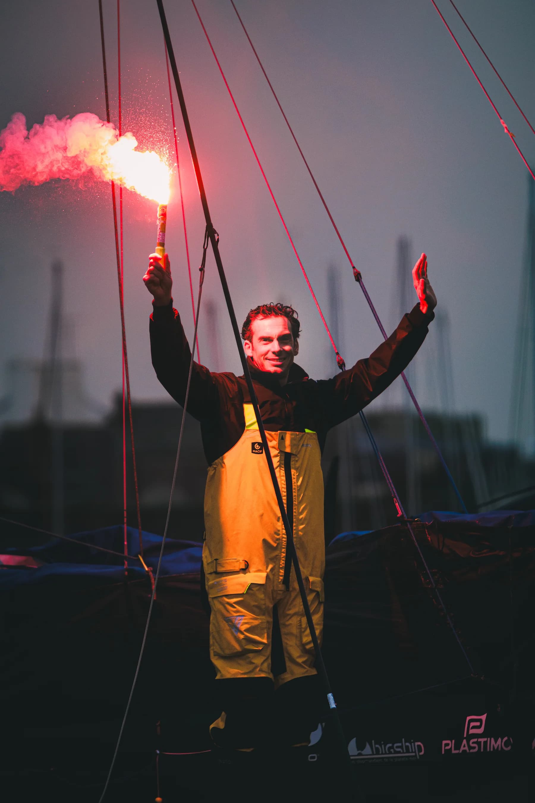 Retour de Charlie Dalin - photo 7 par Alexis Yvonnou